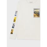 Mayoral Fiú mintás hosszúujjú felső - Cream - Krémszínű