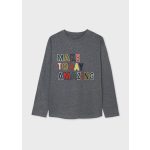 Mayoral Fiú mintás hosszúujjú felső - Metal - Metál