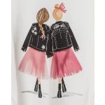 Mayoral lány mintás felső - Ecru