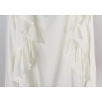 Mayoral lány fodros blúz - Ecru