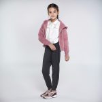 Mayoral lány csíkos blúz aranyszállal - Ecru