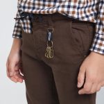 Mayoral fiú kötős vászonnadrág - Coffee