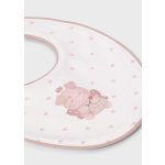 Mayoral Lány pamut rugdalódzó, sapka, előke - Misty pink - Ködös rózsaszín