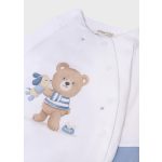 Mayoral Fiú mintás pamutrugdalódzó, sapka, előke szett - Niagara