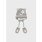 Mayoral Fiú kötött sapka, kesztyű szett - Titanium - Titán