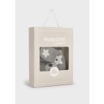 Mayoral Fiú kötött sapka, kesztyű szett - Titanium - Titán