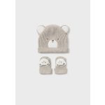 Mayoral Fiú kötött sapka, csúszásgátlós zokni szett - Sesame
