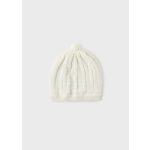 Mayoral Bébi fiú kötött sapka - Natural