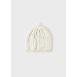 Mayoral Bébi fiú kötött sapka - Natural